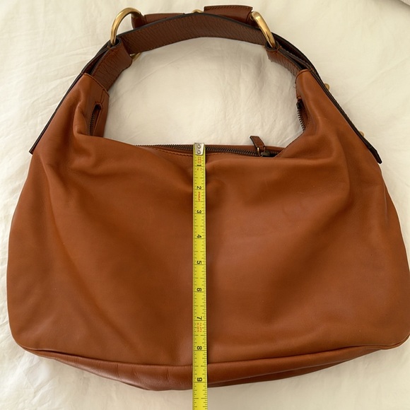 RARE GUCCI Authentic Leather Brown medium Horsebit Vintage Made in Italy - Picture 2 of 13